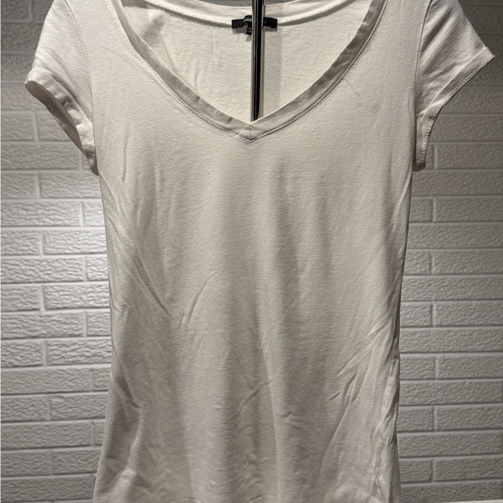 Ambiance Cream Fitted Short Sleeve‎ T-Shirt